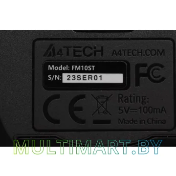 Мышь A4Tech Fstyler FM10ST (серый/черный) картинка 13